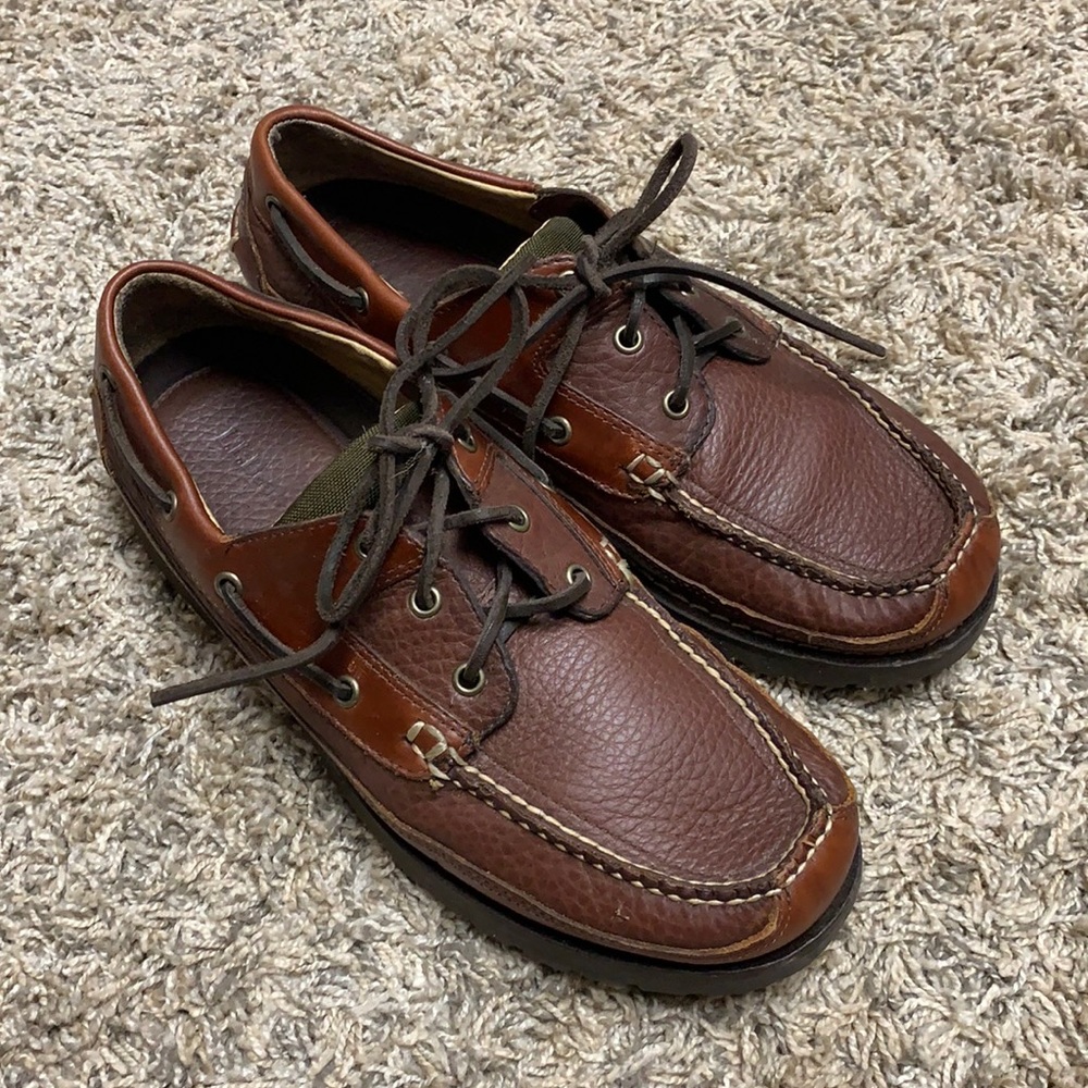 L.L. Bean 10EE Moc Toe Boat Shoes